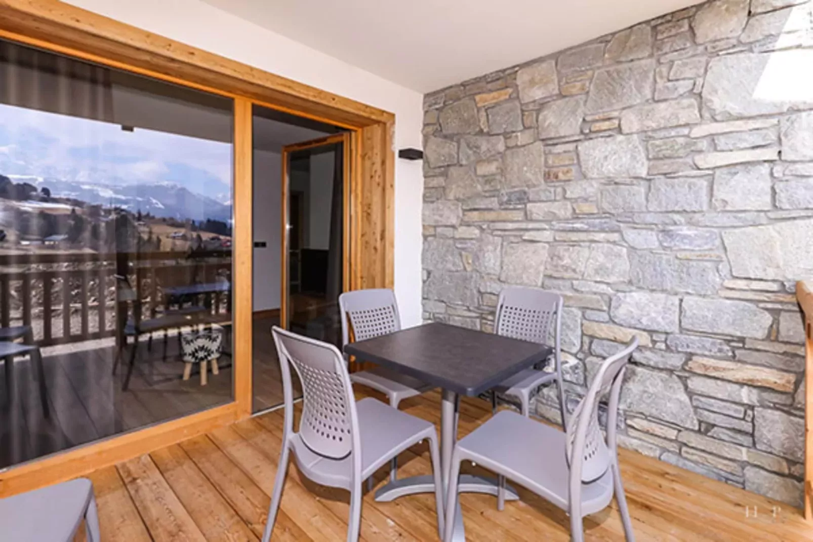 COMBLOUX Les Fermes du Mont Blanc - A24P-Terrasbalkon