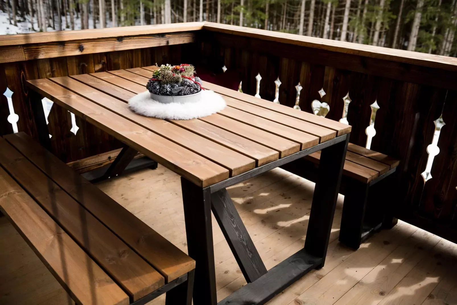 Nationalpark Chalet Blessachkopf-Terrasbalkon