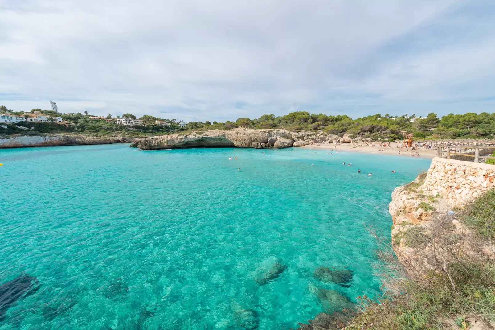 Es Mirador (cales De Mallorca)-Gebieden zomer 5km