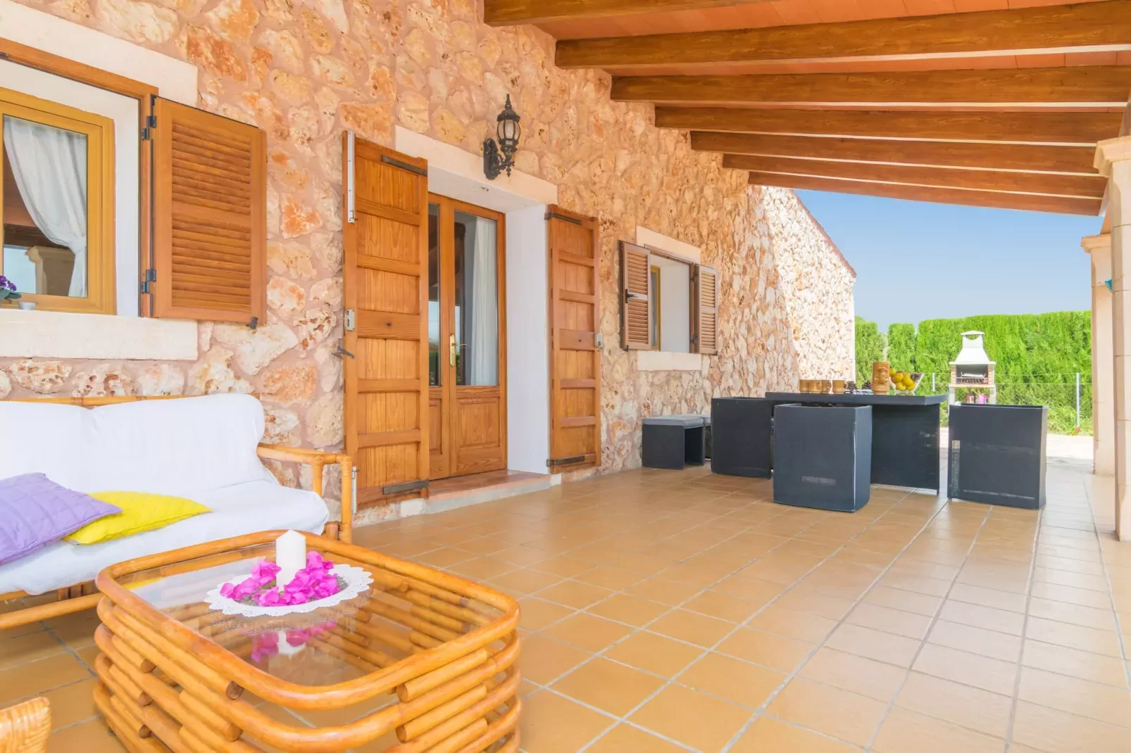 Can Grau Petit-Terrasbalkon