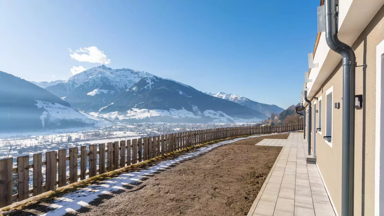 Unterrainhof-Uitzicht winter