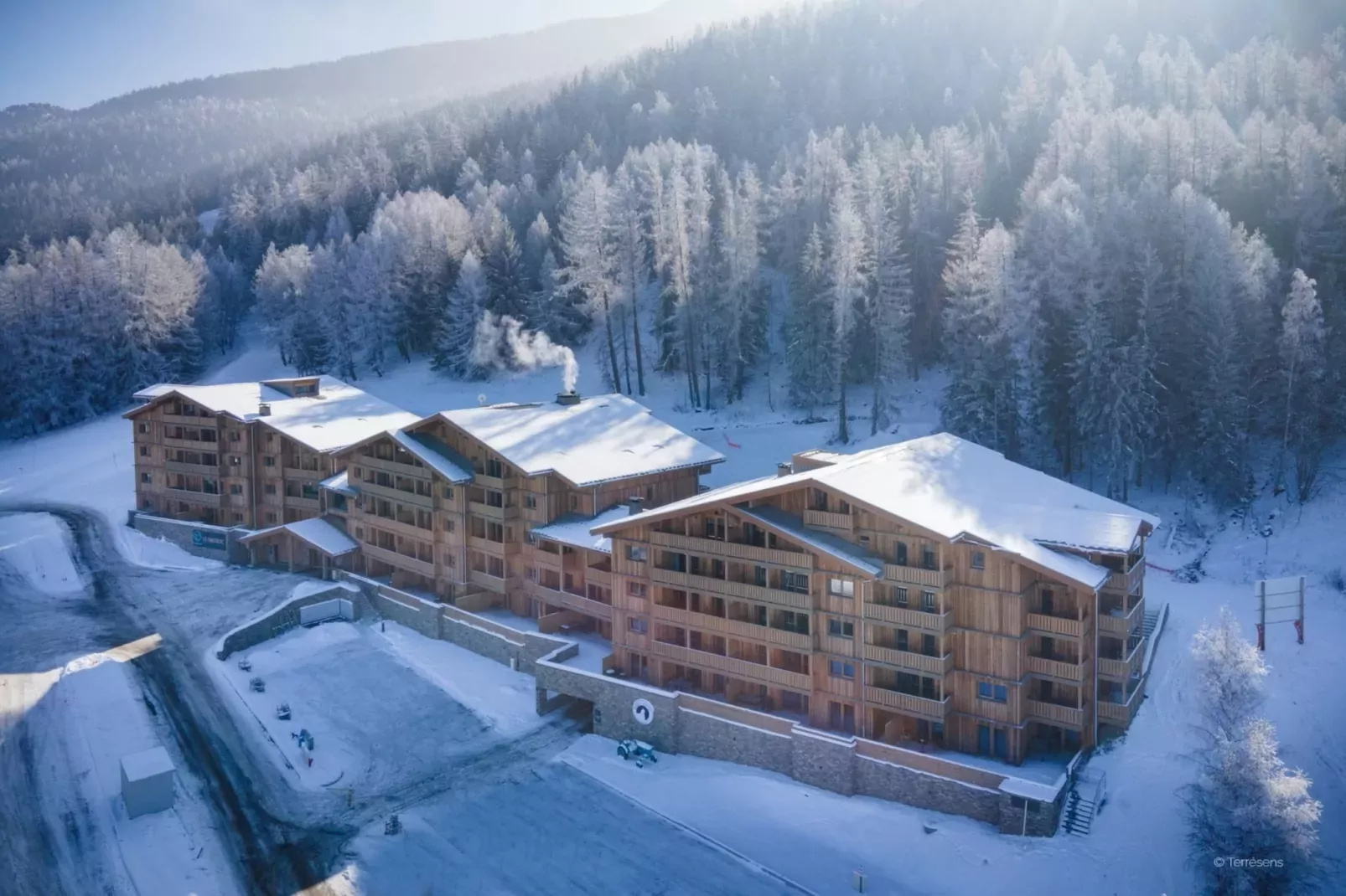 PLAGNE MONTALBERT Le Snoroc- A38S-Gebied winter 1km