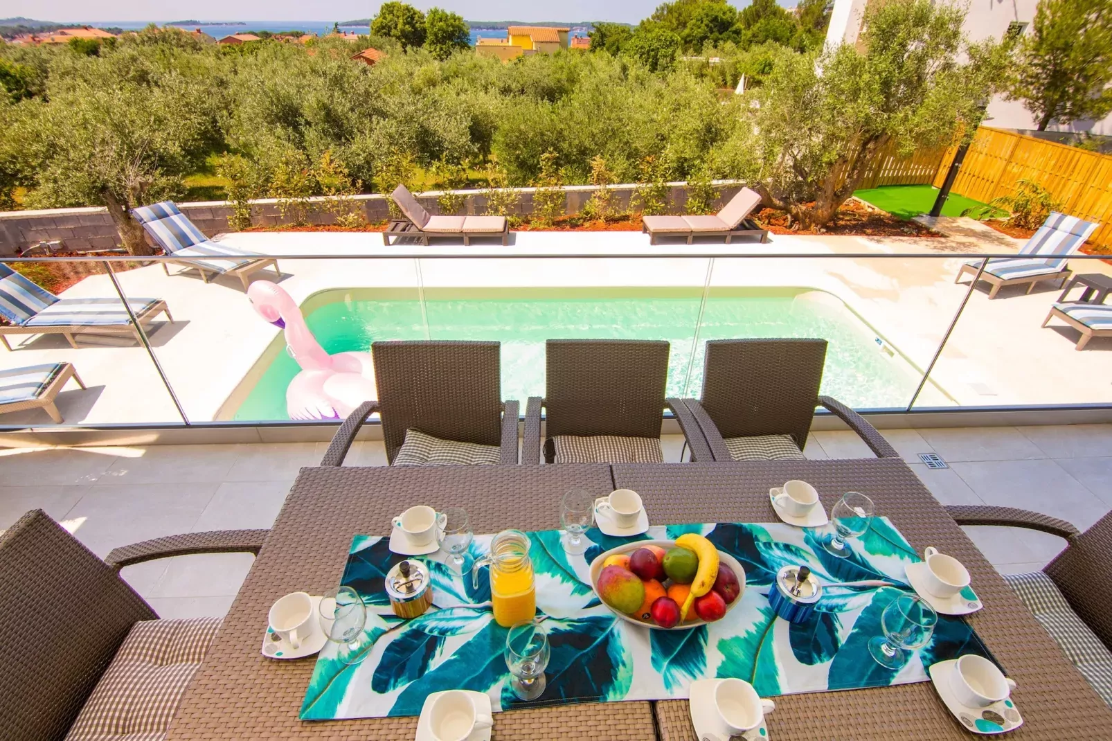 Villa with Pool and Sea View in Fazana - Horizont-Gebieden zomer 1km