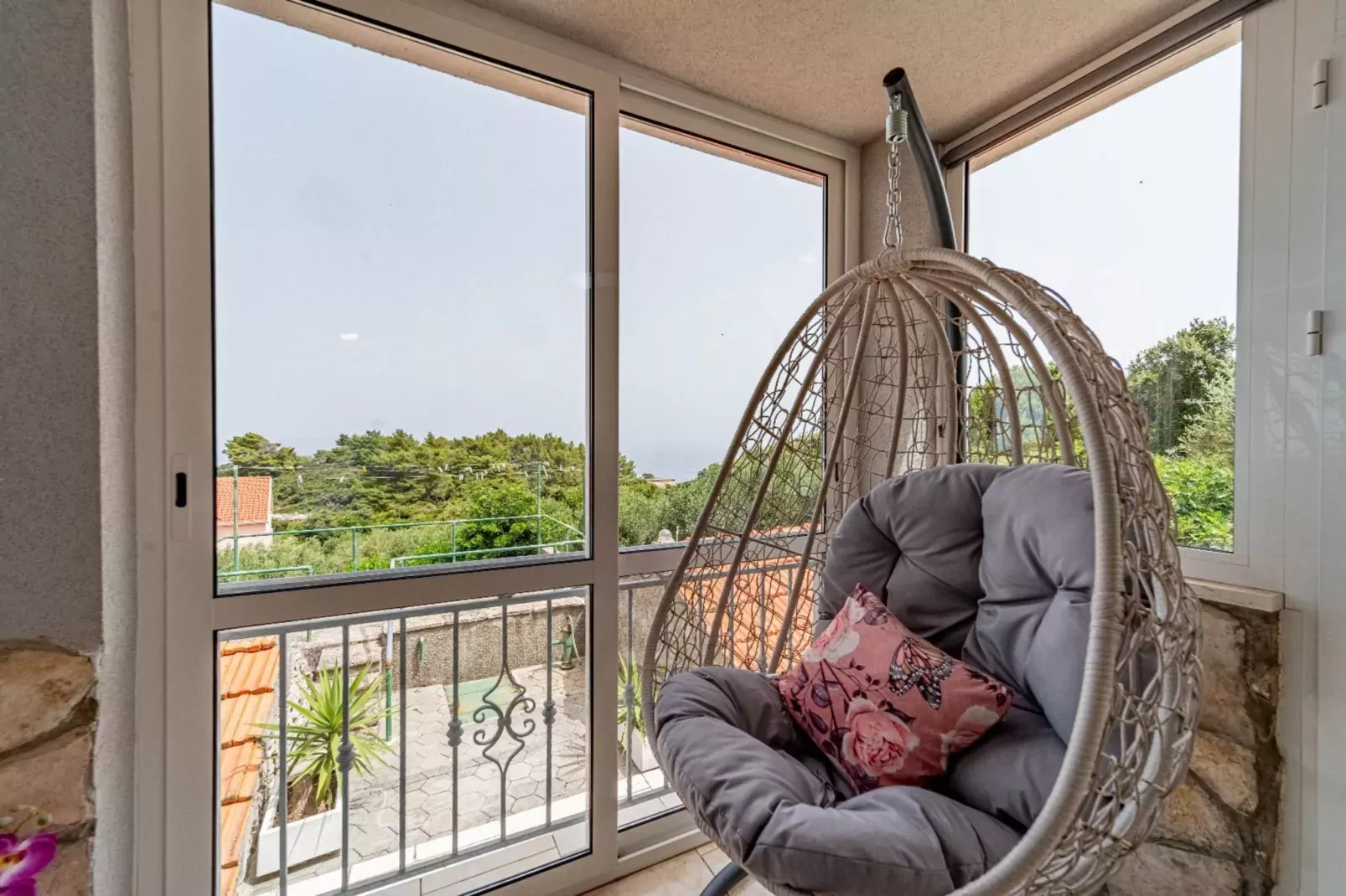 Stone House Blaca - Two Bedroom Stone House with Terrace and Sea View-Terrasbalkon