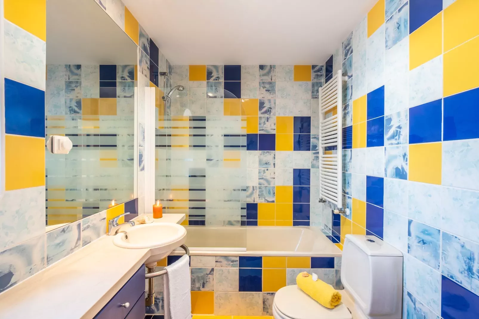 Villa Poseidon-Badkamer