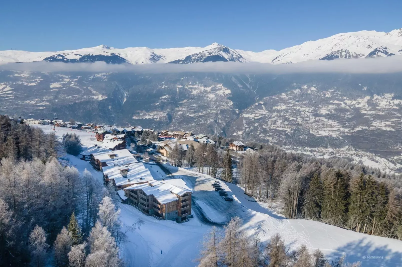 PLAGNE MONTALBERT Le Snoroc- A38S-Gebied winter 5km