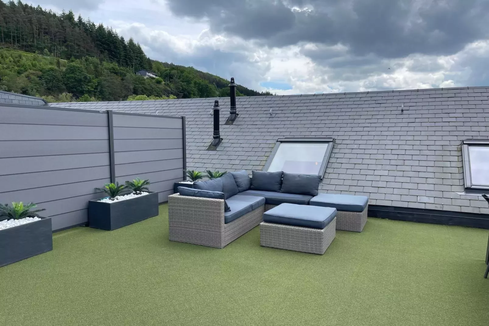 Rooftop Purple-Terrasbalkon