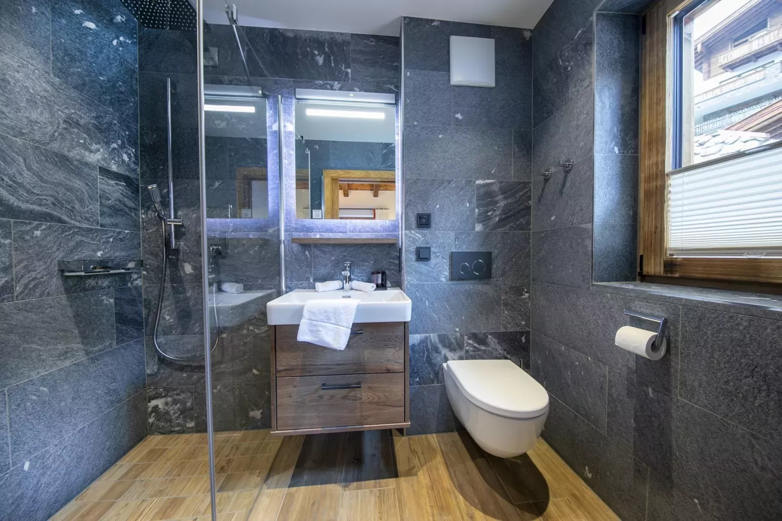 Nationalpark Chalet Grosser Happ-Badkamer