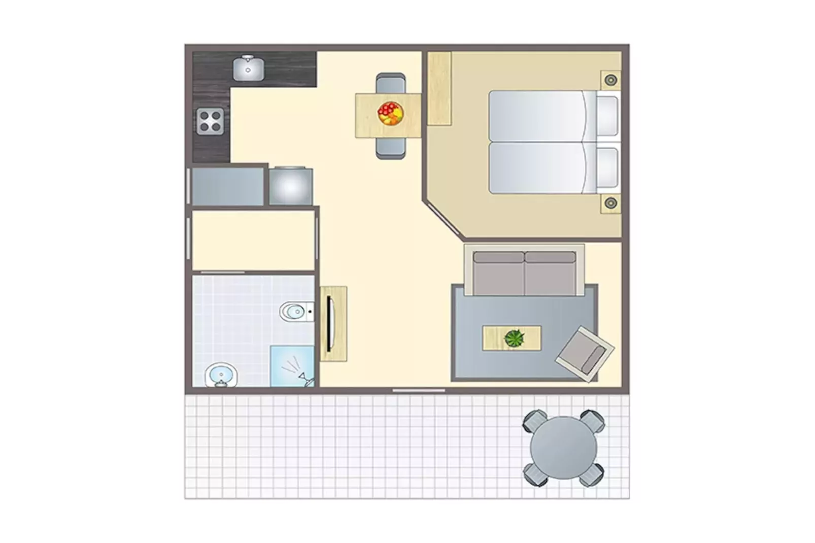 Vakantiepark Reevallis 1-Plattegrond