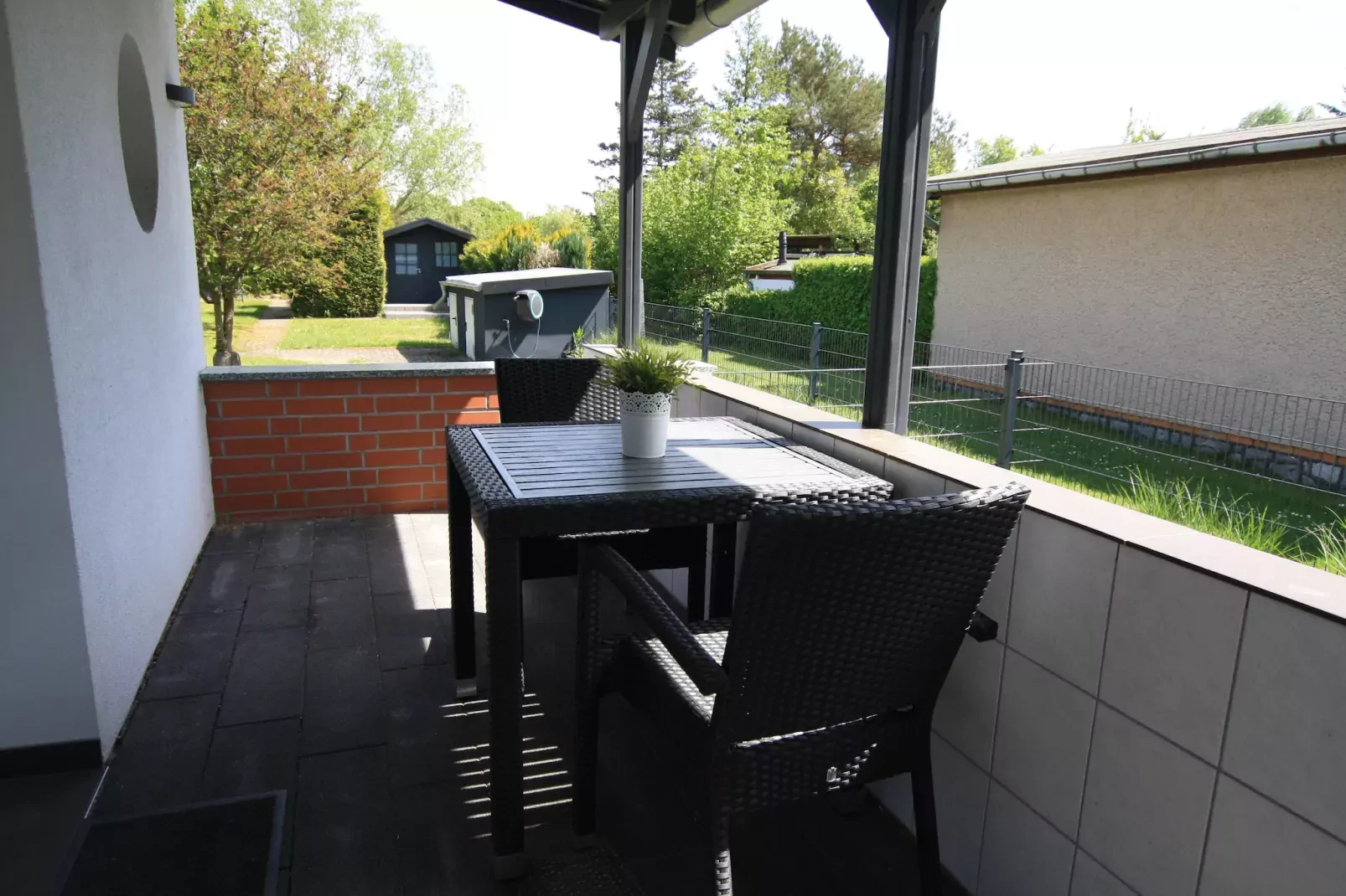 Ferienhaus mit Wasserblick 2 Pers-Terrasbalkon