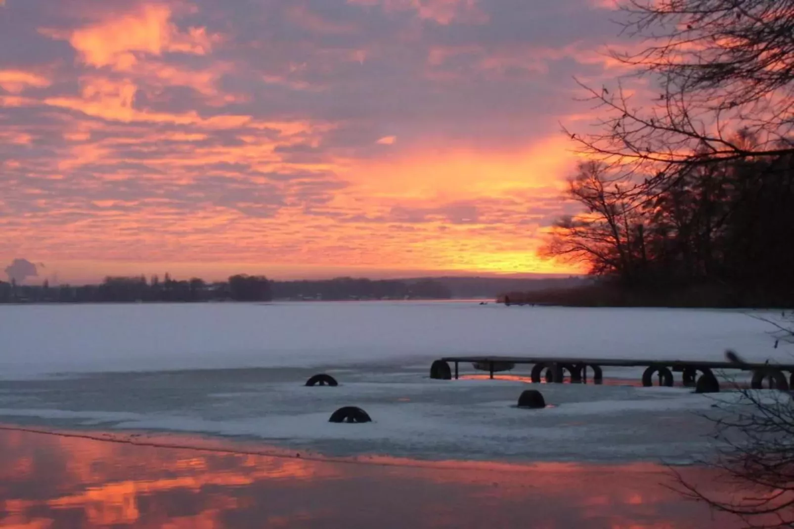 Ferienhäuschen in Schwerin-Gebied winter 20km