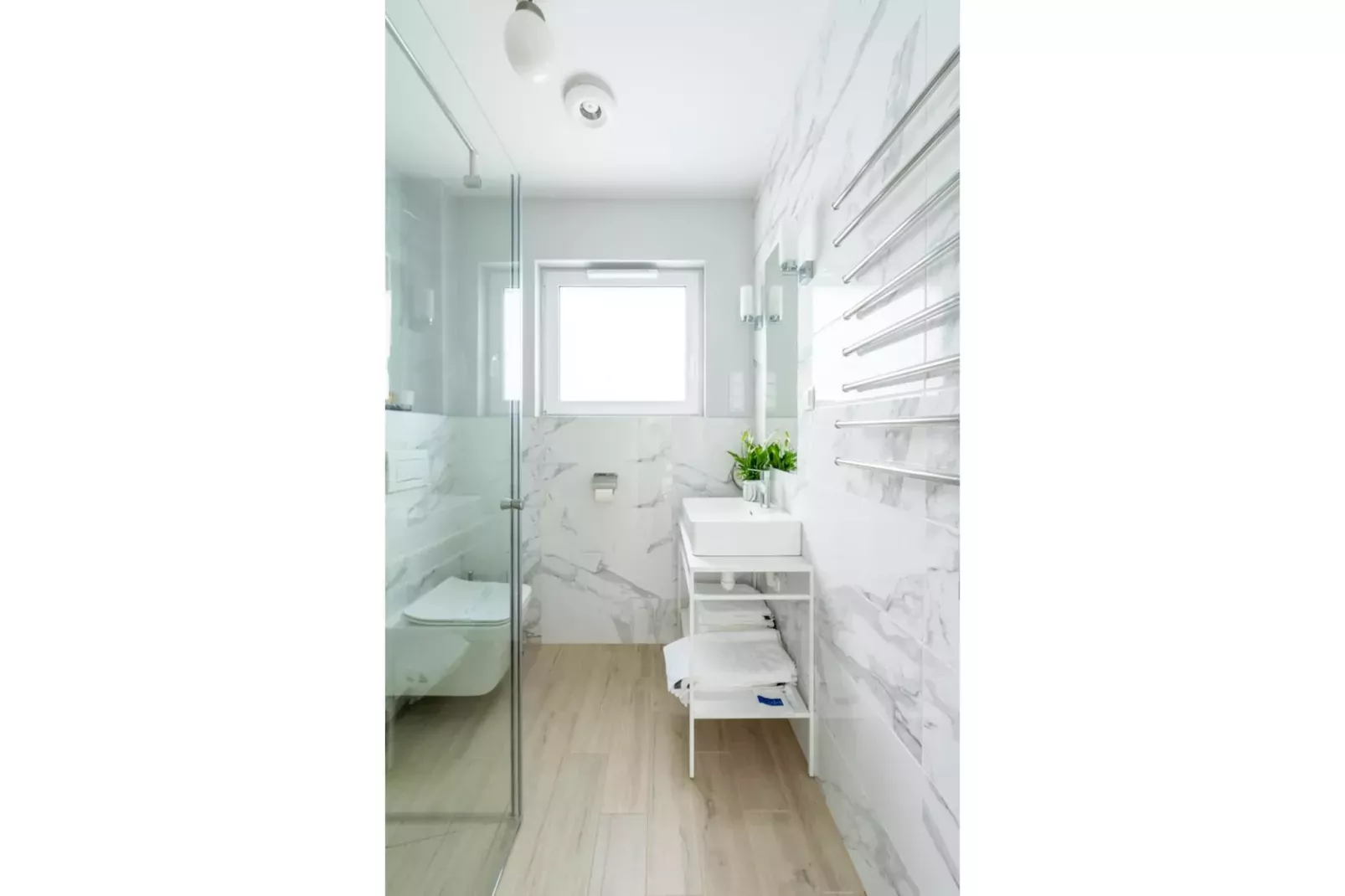 Villa Hoff Ferienhäuser Domek 6 Pers-Badkamer