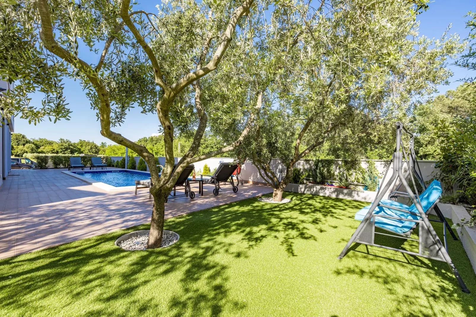 Villa Pinus-Tuinen zomer