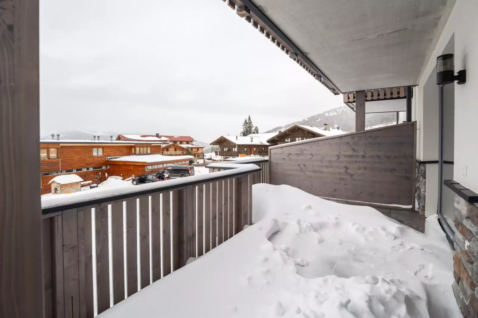 Comfort One-bedroom Apartment – KA1C-Uitzicht winter