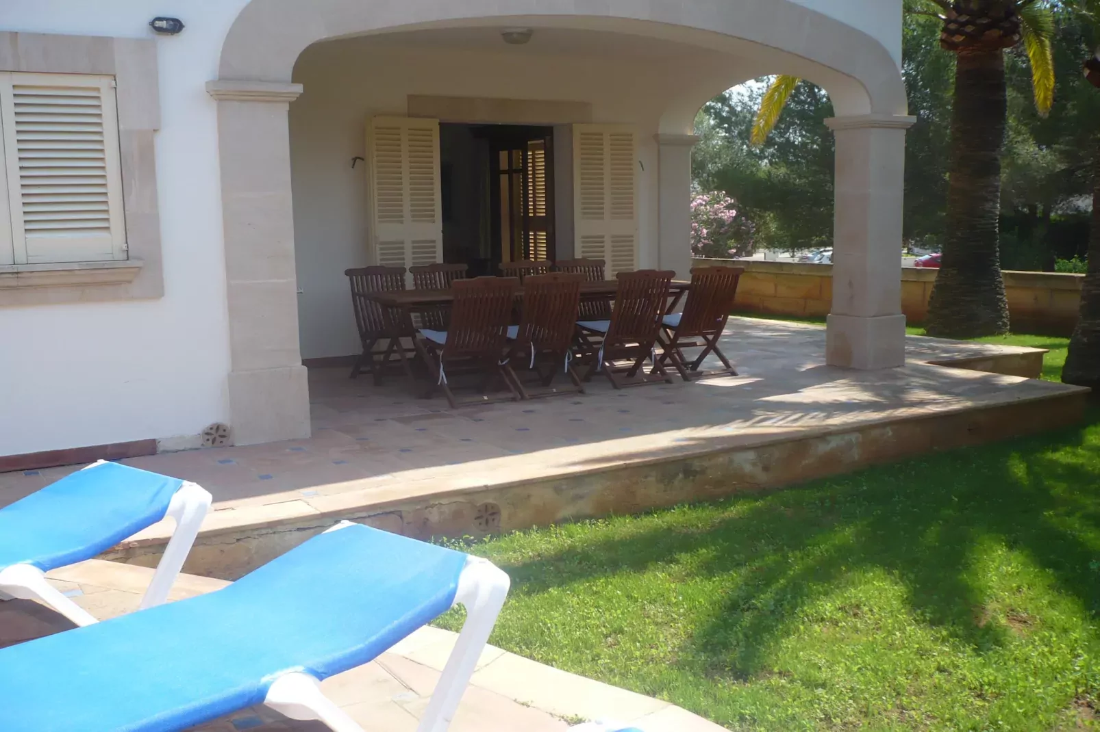 Llampudol (villa Sa Coma)-Tuinen zomer