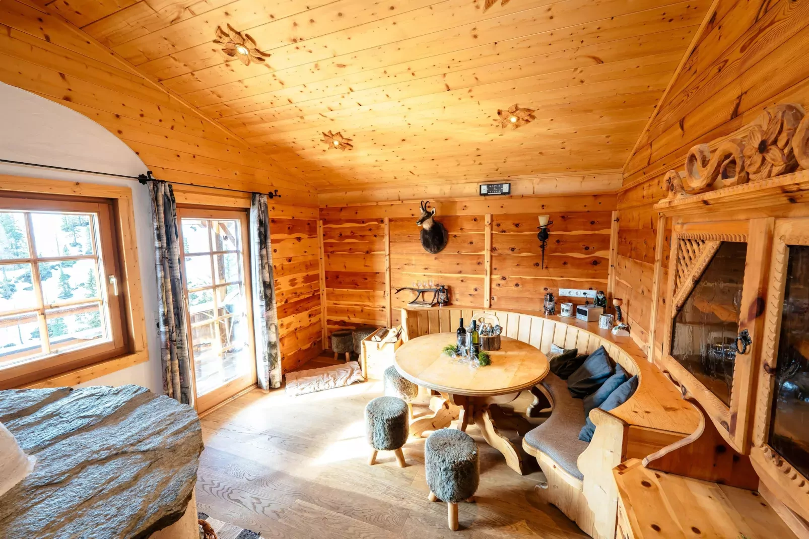 Edelweisshütte-Eetkamer