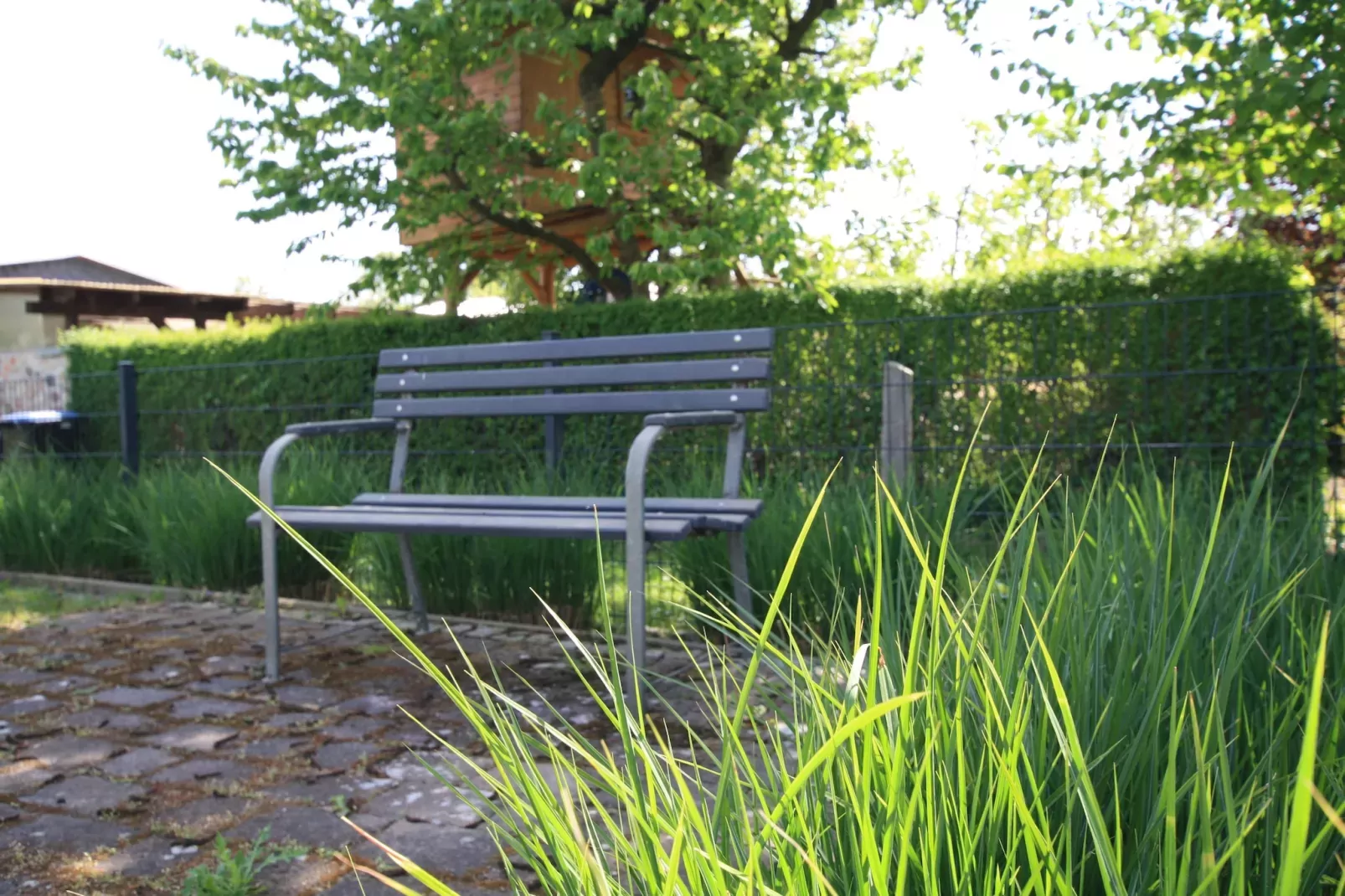 Ferienhaus mit Wasserblick 2 Pers-Tuinen zomer