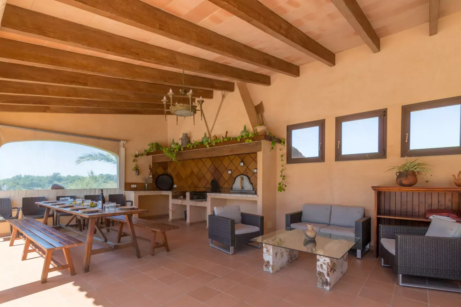 Palleta S'Horta, Finca 5StarsHome Mallorca-Terrasbalkon