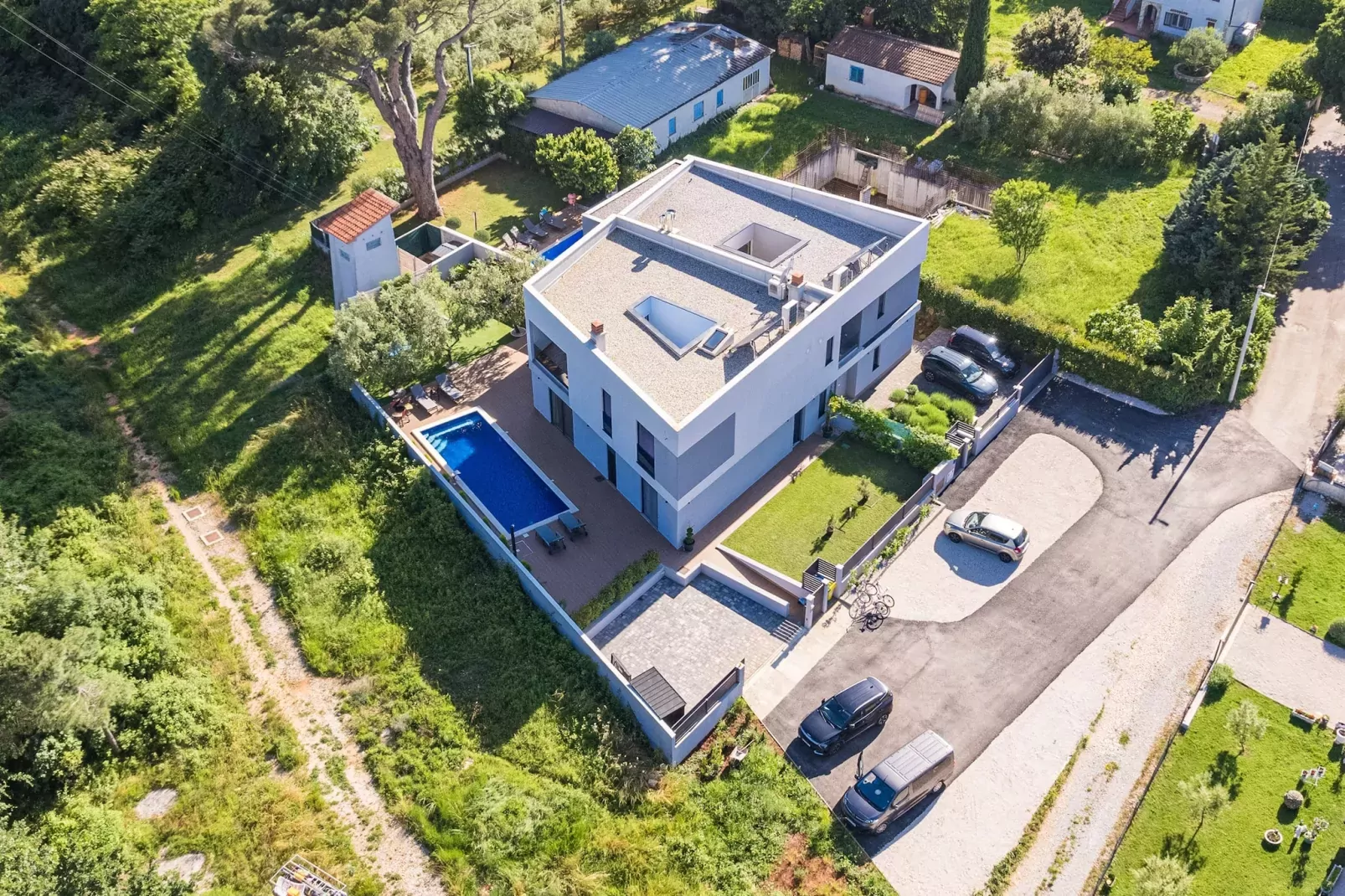 Villa Pinus-Uitzicht zomer
