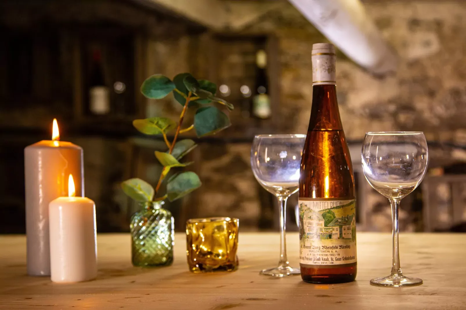 Weingut Mühlenschenke mit Weinkeller-Sfeer