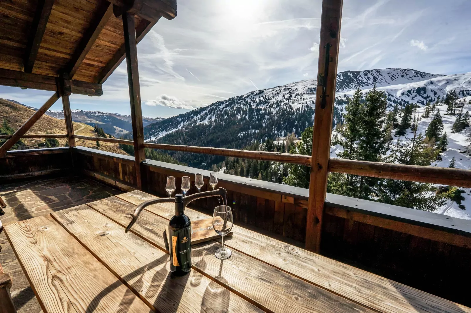 Edelweisshütte-Terrasbalkon