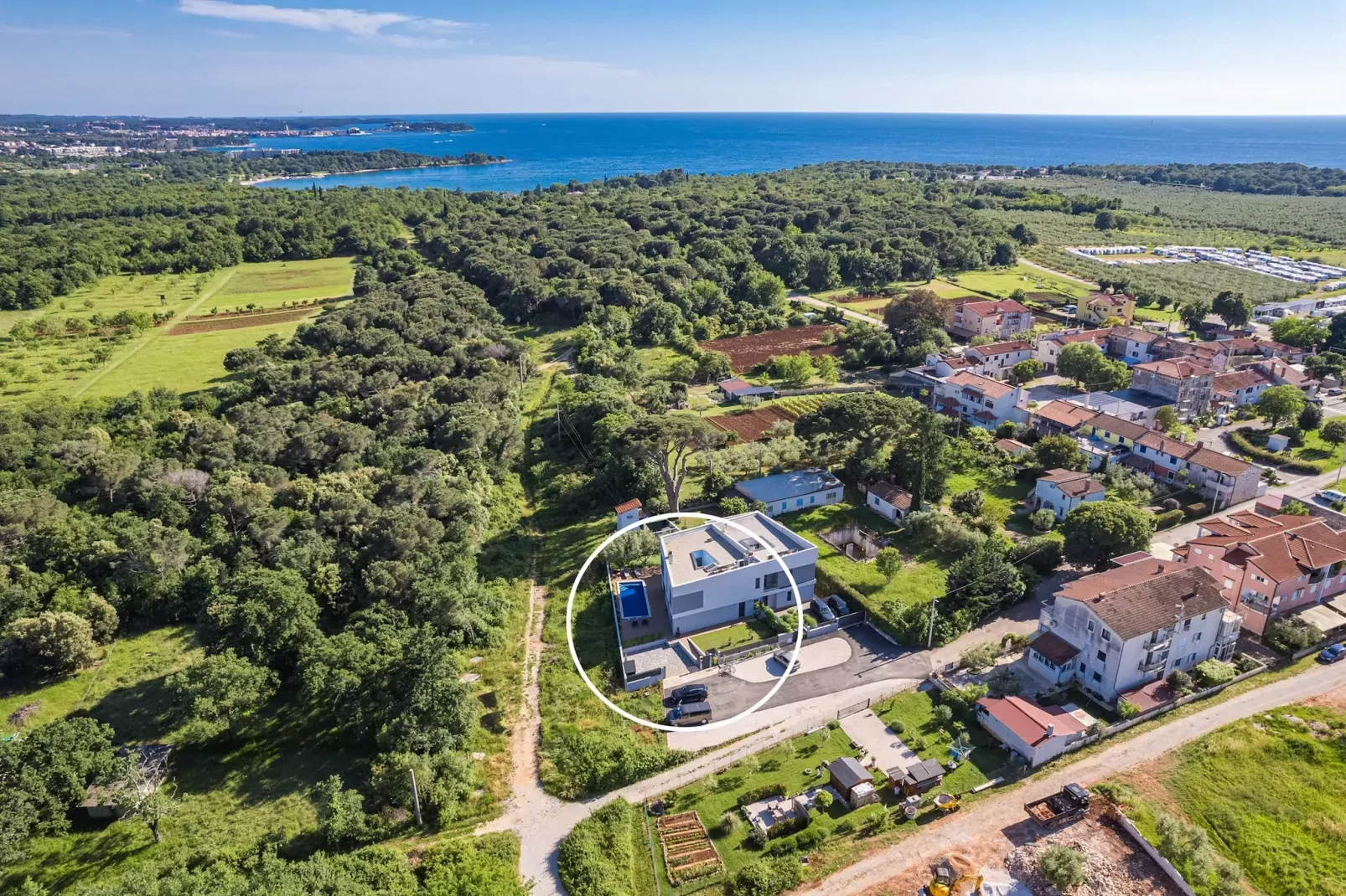 Villa Pinus-Uitzicht zomer