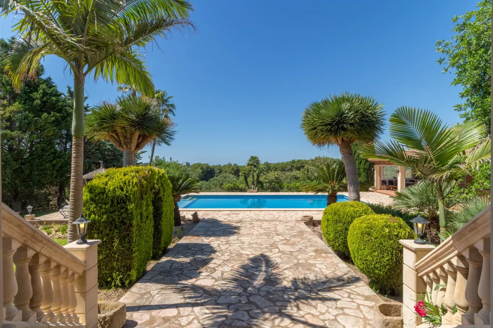 Palleta S'Horta, Finca 5StarsHome Mallorca-Tuinen zomer
