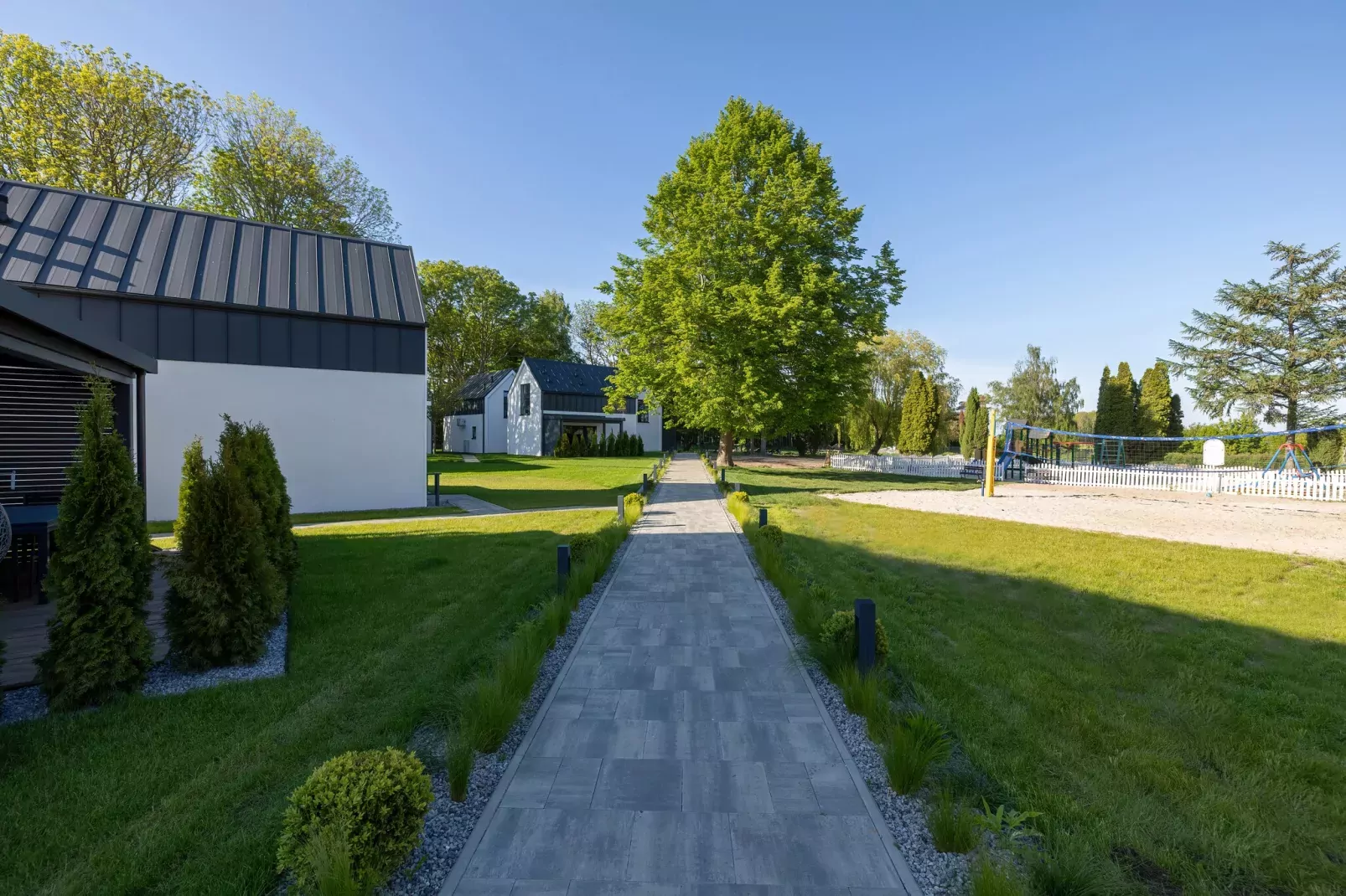 Villa Hoff Ferienhäuser Domek 3 Pers-Tuinen zomer