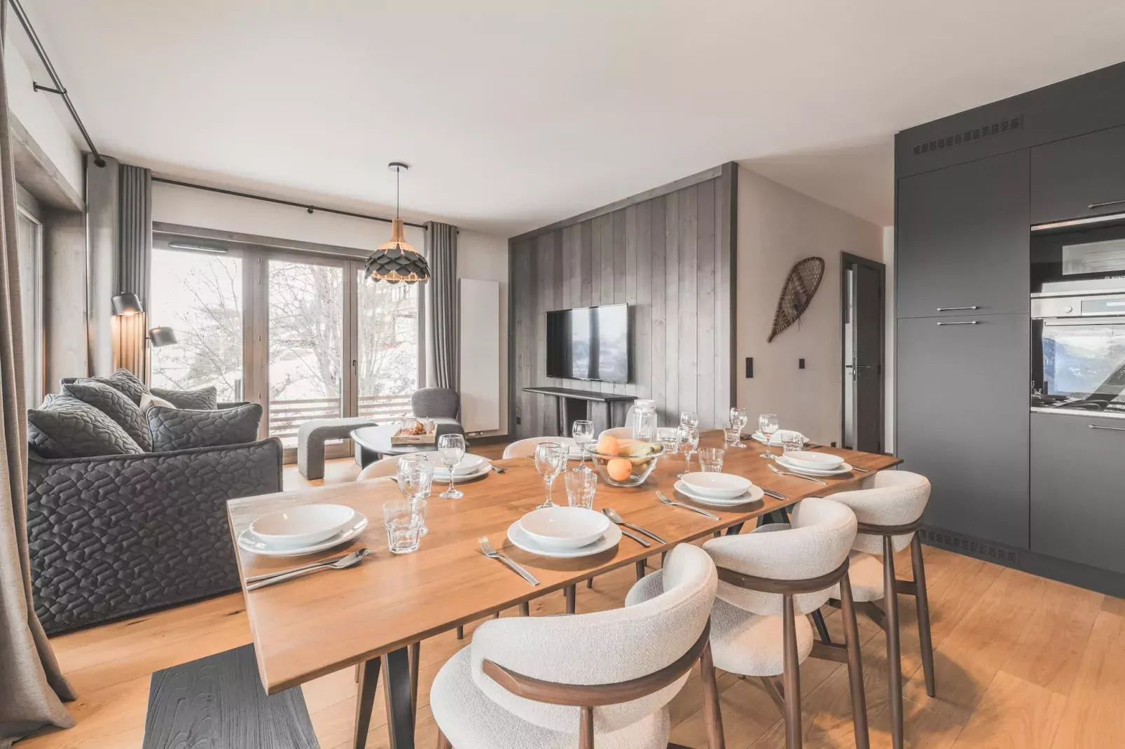 Résidence PLAN PEISEY Le Quartz -A36S-Eetkamer