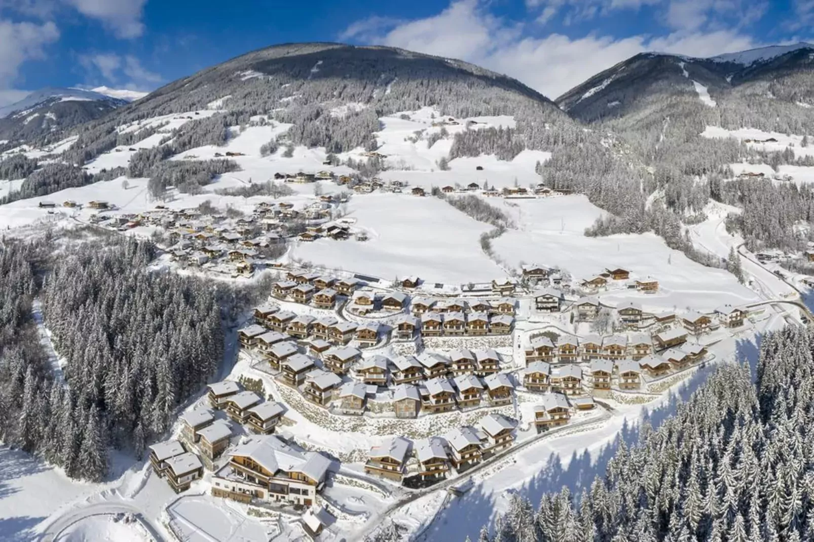 Nationalpark Chalet Schneespitze-Gebied winter 5km