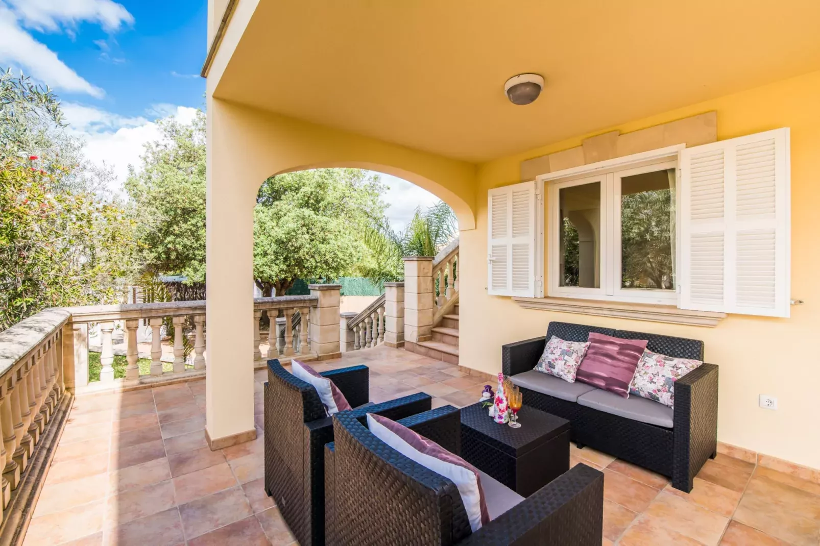 Villa Corb Mari-Terrasbalkon
