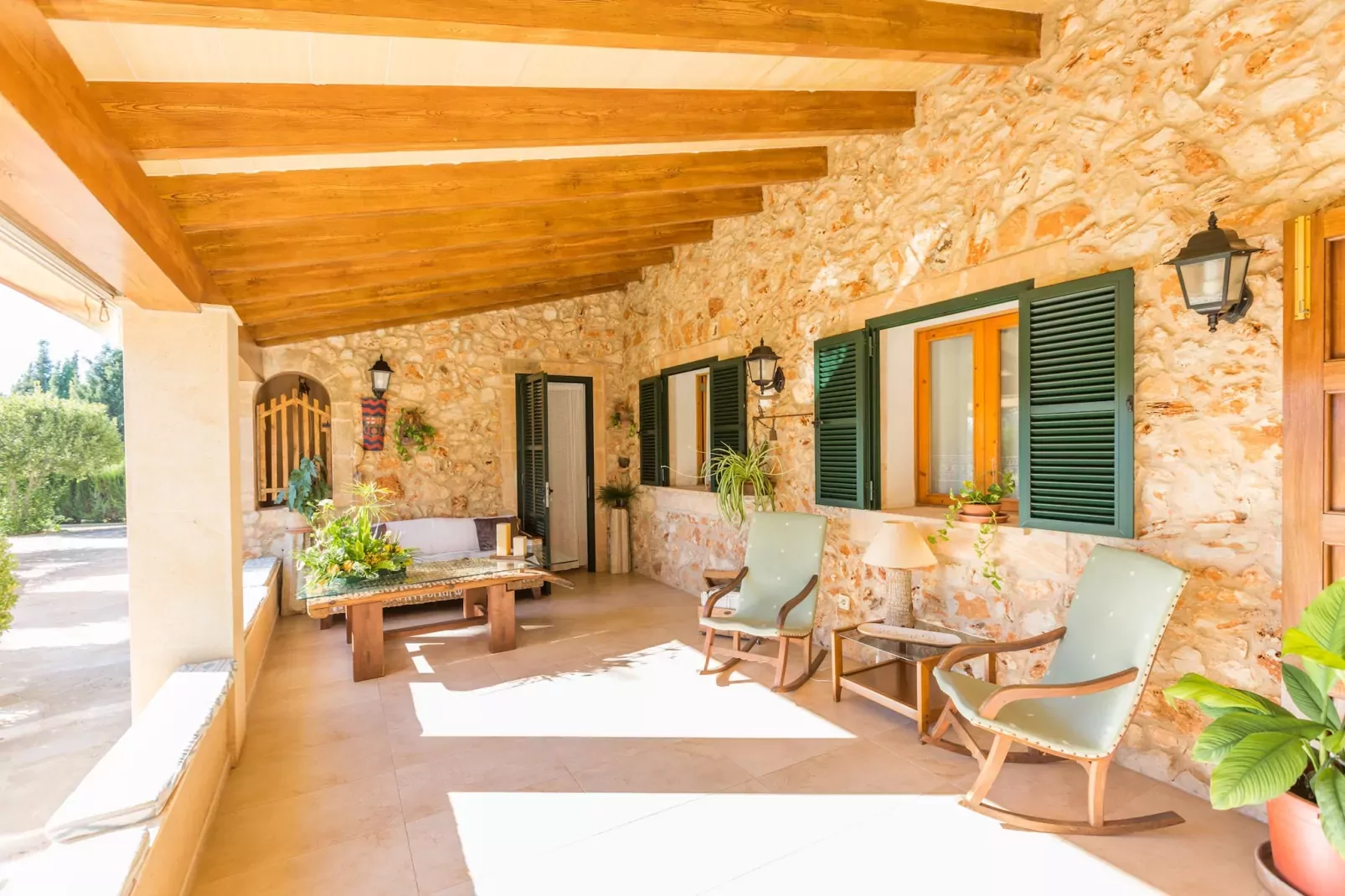 Es Camp Fred-Terrasbalkon