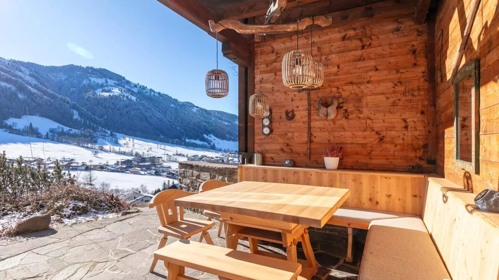 Kitzbüheler-Alpen Chalet-Terrasbalkon