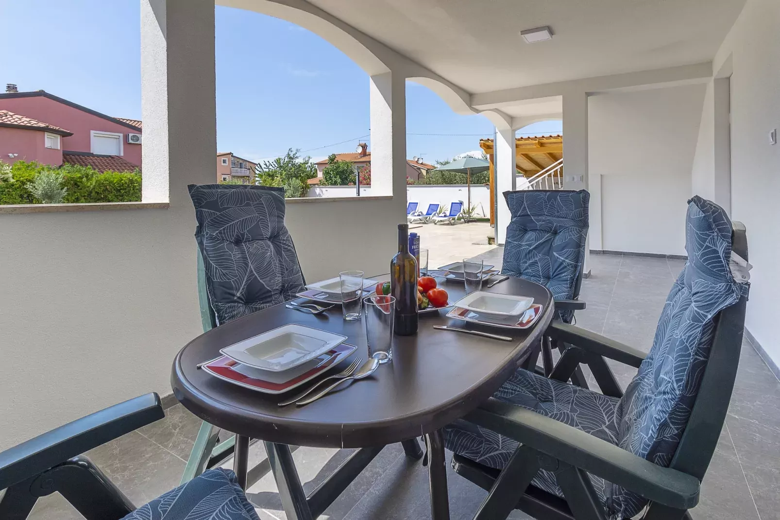 Villa Susanne with Private Pool-Terras