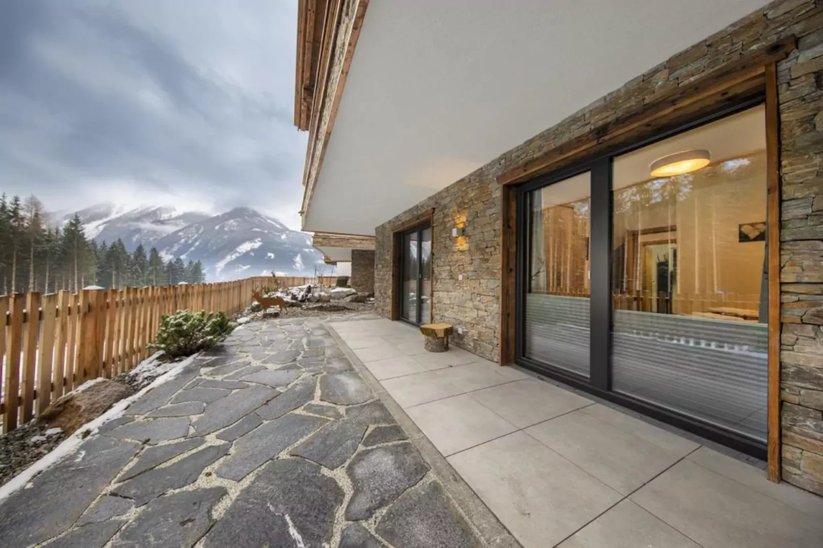 Nationalpark Chalet Keeseck-Uitzicht winter