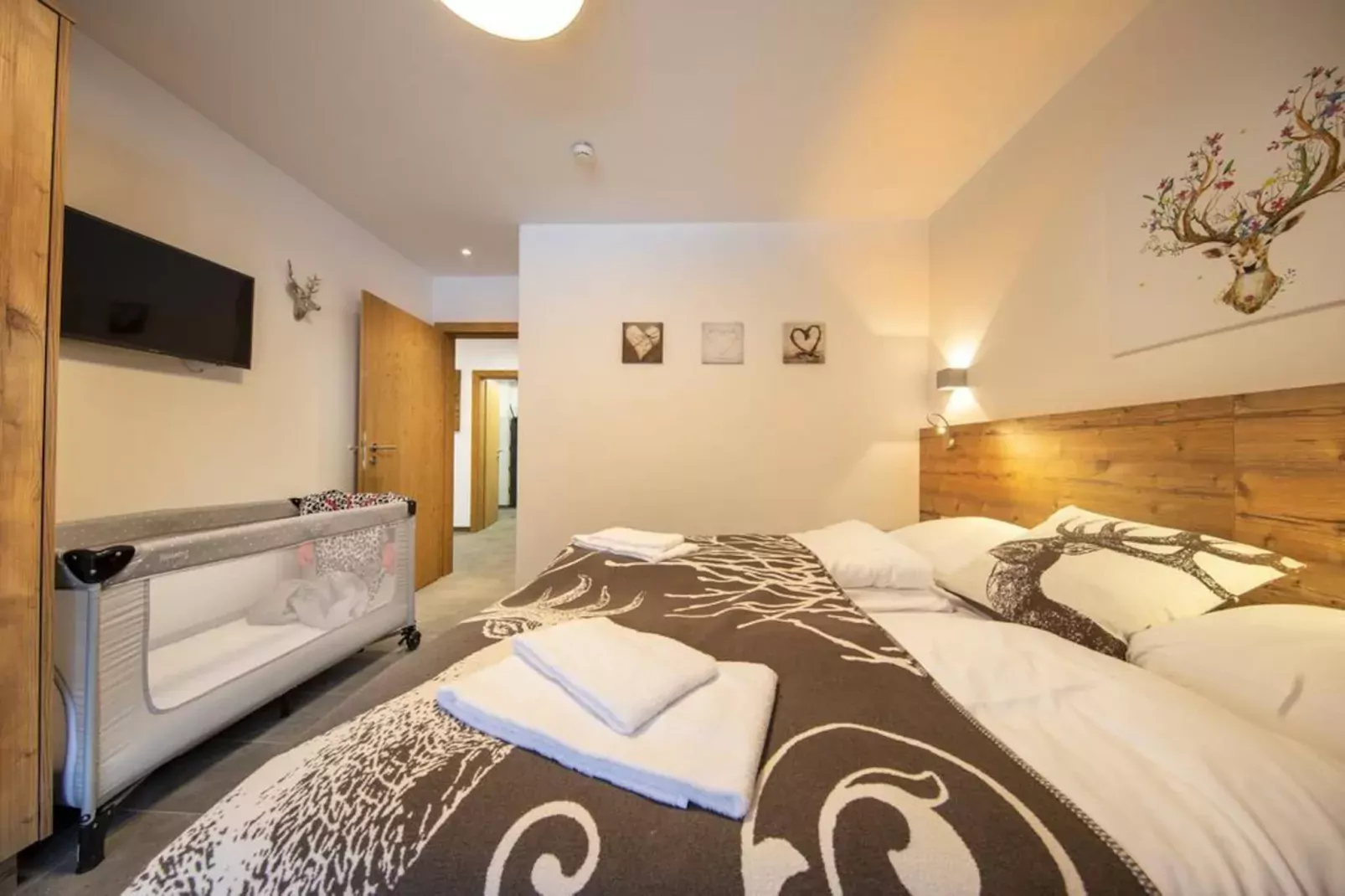 Nationalpark Chalet Keeseck-Slaapkamer