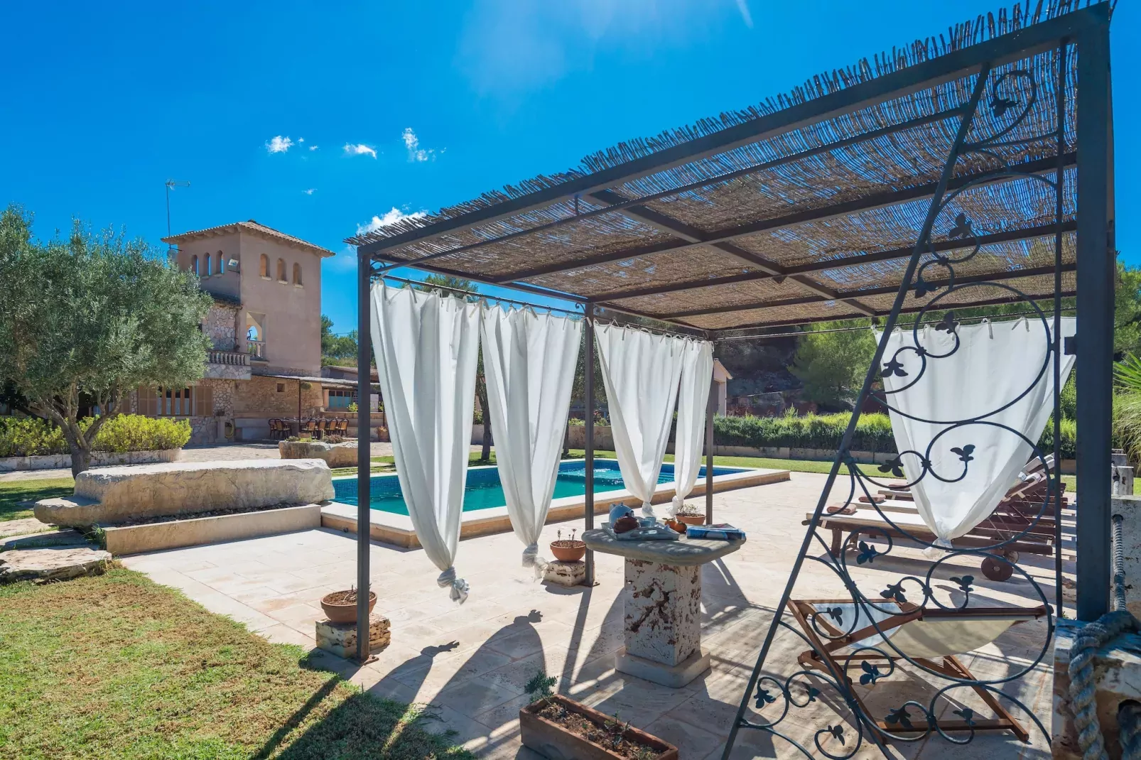 Finca Son Colom-Terrasbalkon
