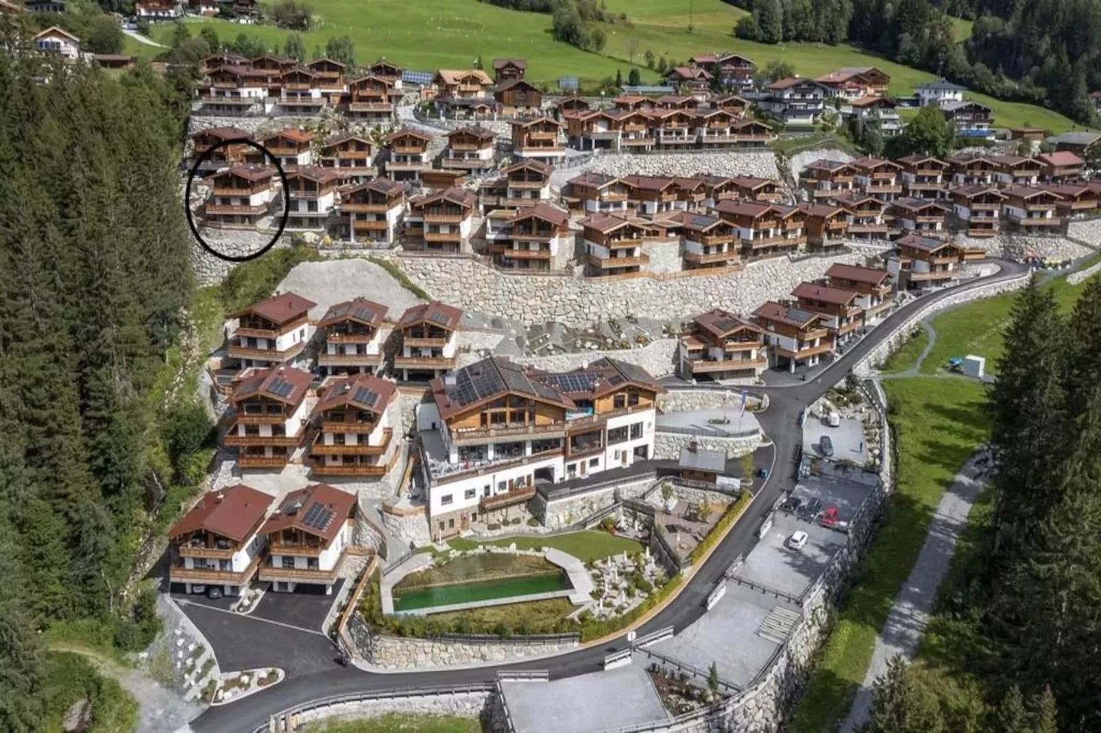 Nationalpark Chalet Schneespitze-Buitenkant zomer