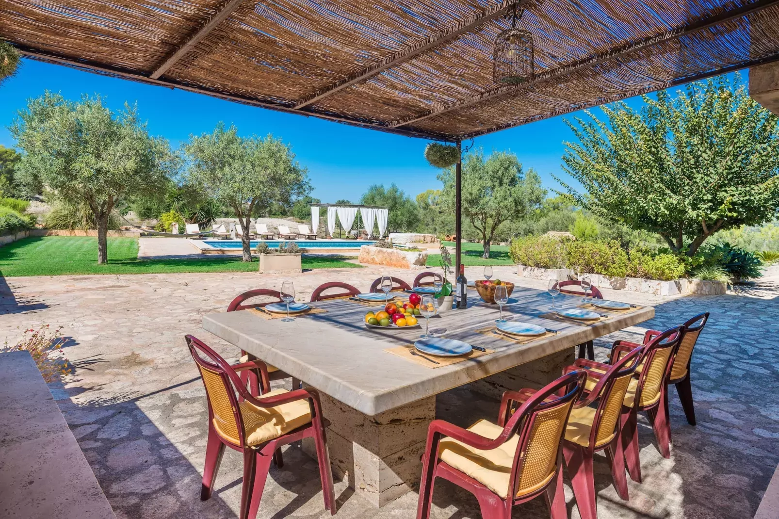 Finca Son Colom-Terrasbalkon