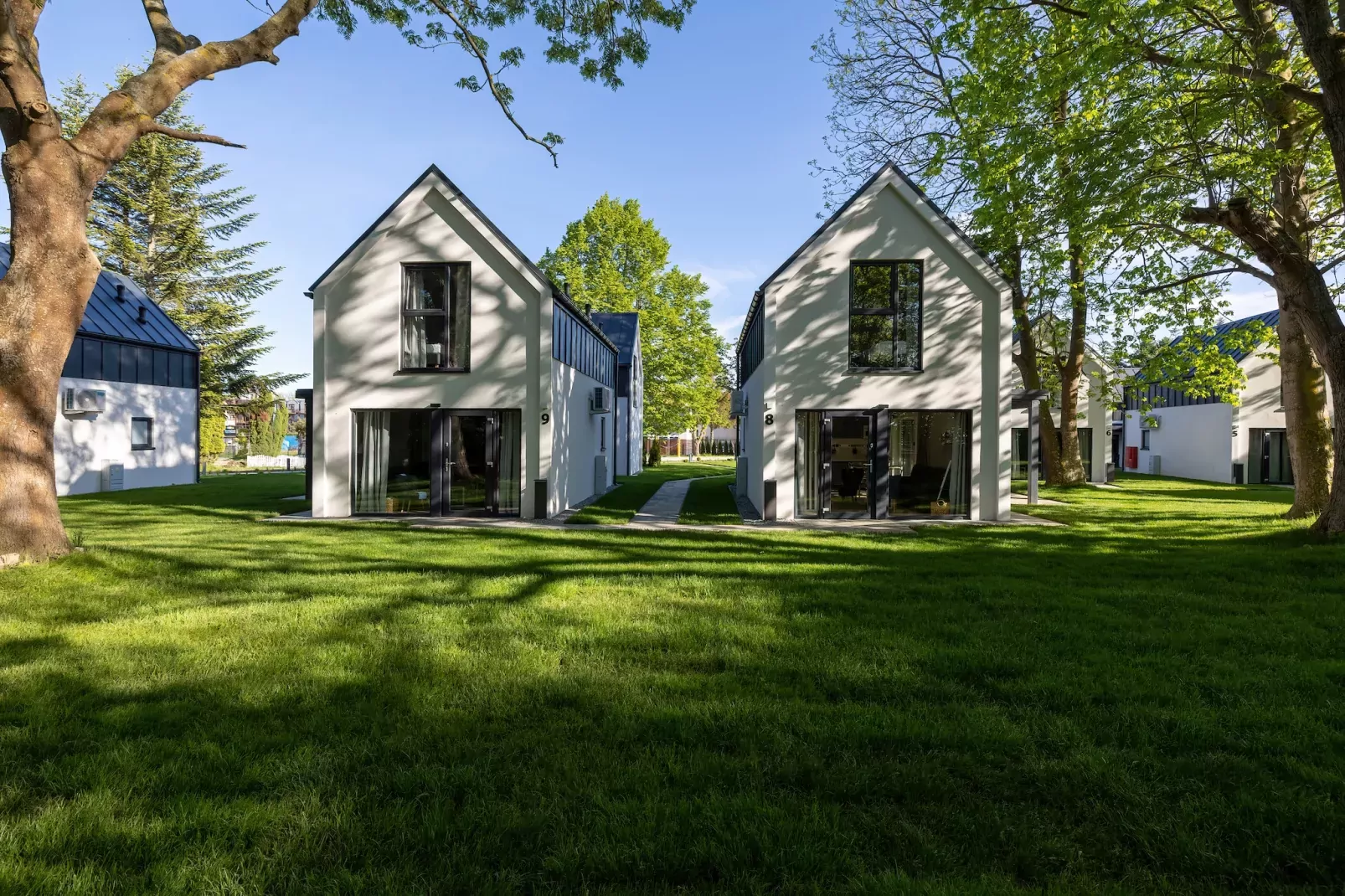 Villa Hoff Ferienhäuser Domek 5 Pers-Buitenkant zomer