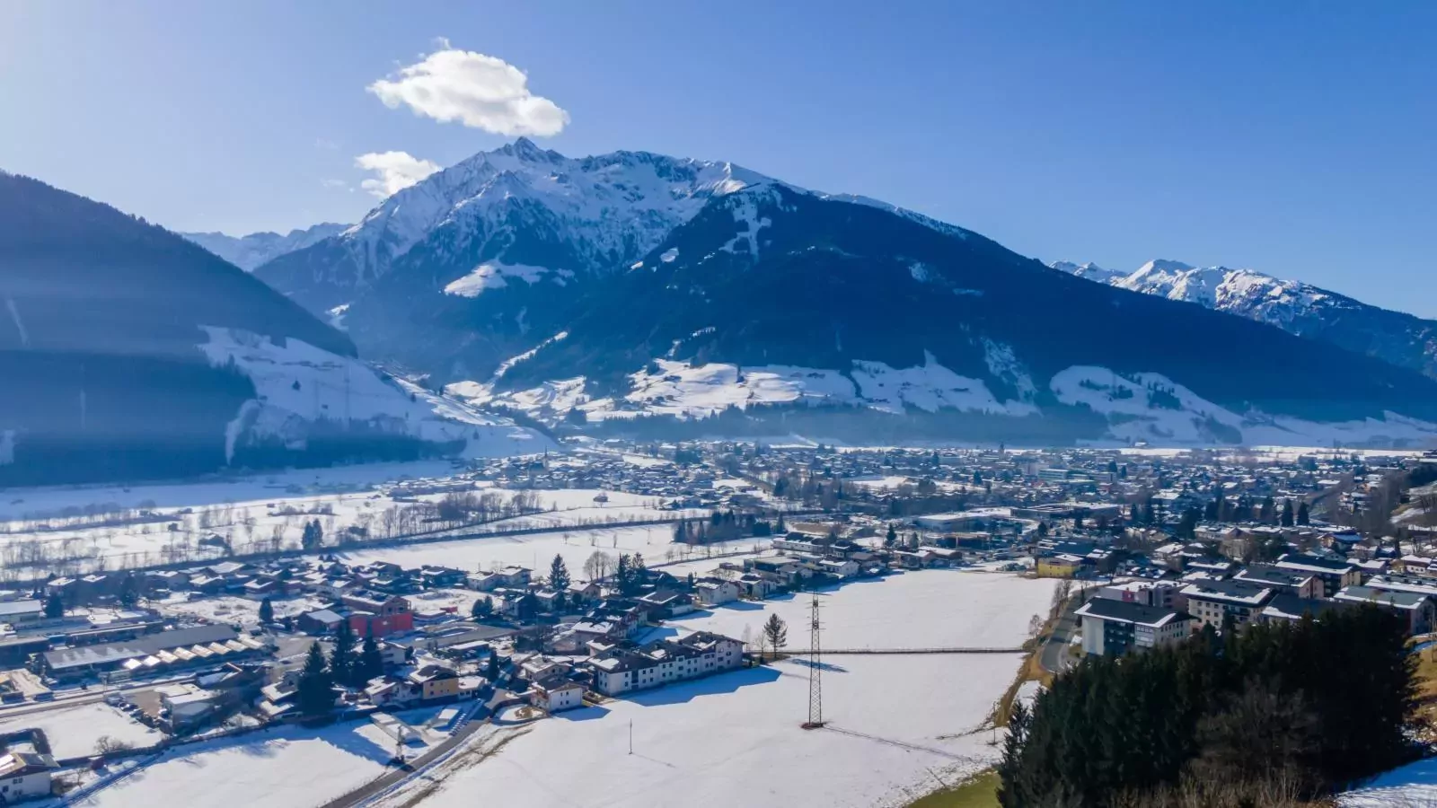 Unterrainhof-Uitzicht winter