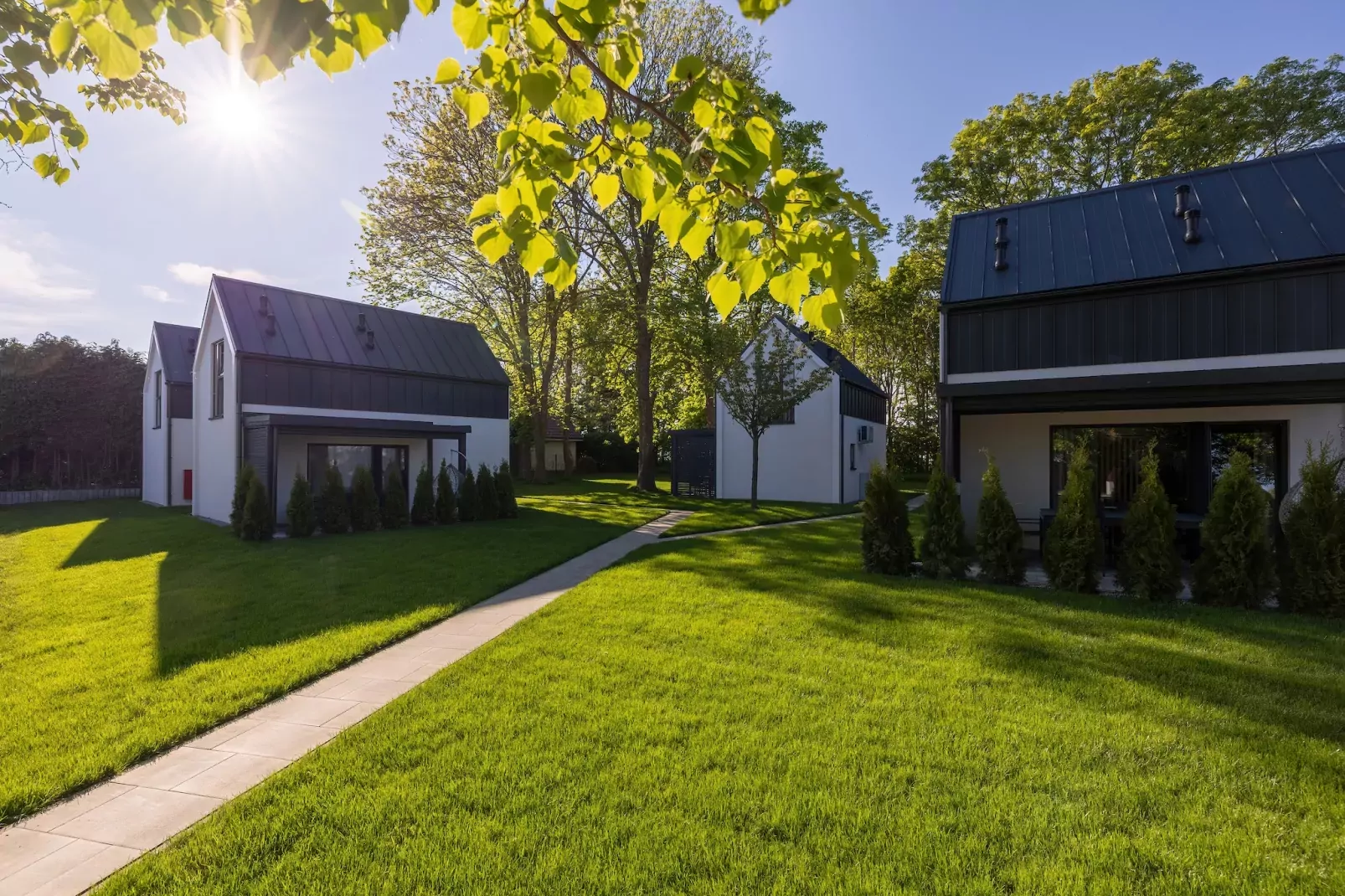Villa Hoff Ferienhäuser Domek 4 Pers-Buitenkant zomer
