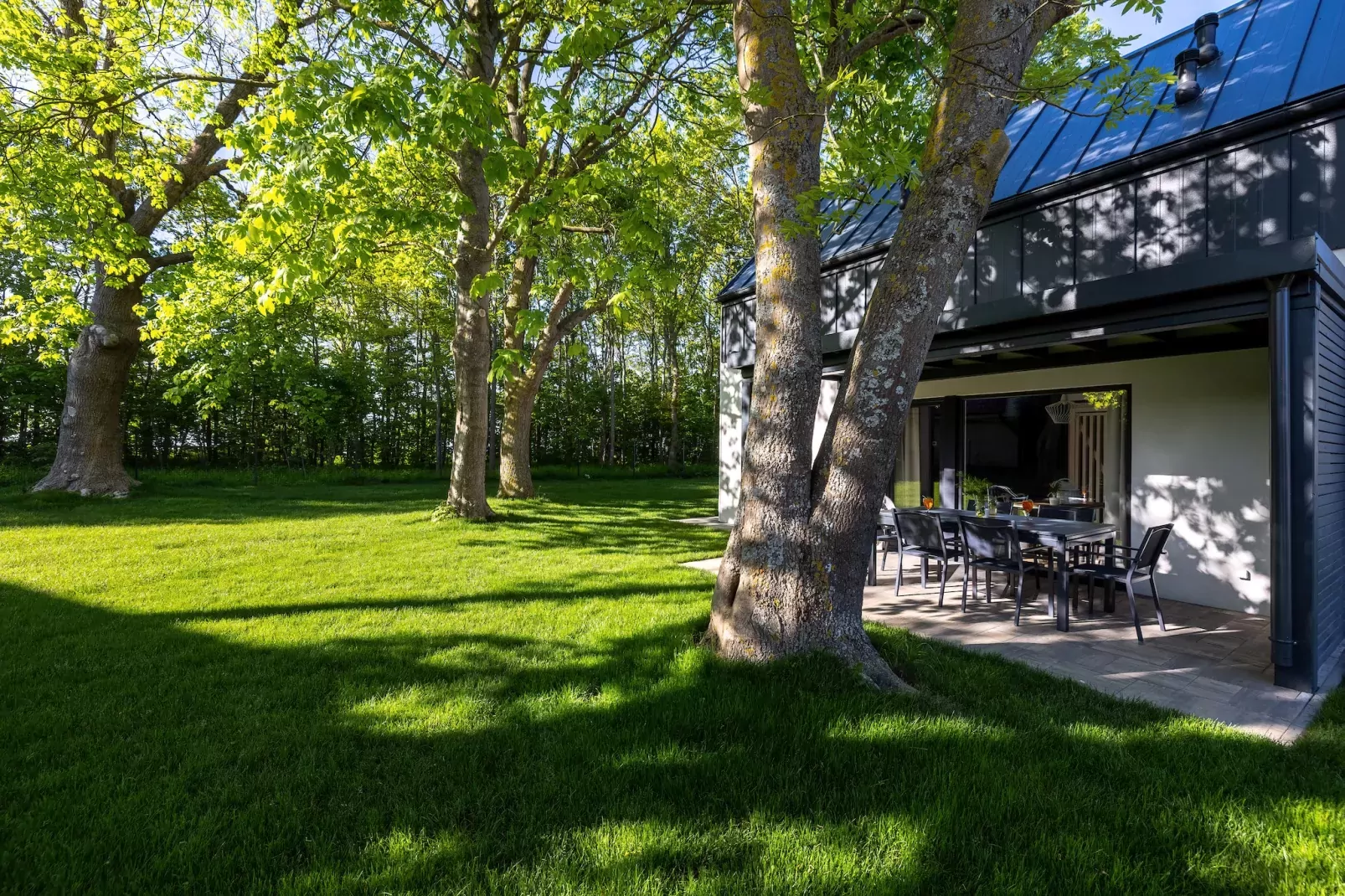 Villa Hoff Ferienhäuser Domek 3 Pers-Tuinen zomer