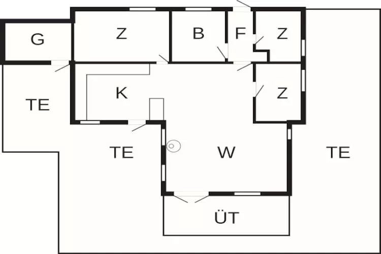 6 persoons vakantie huis in Lemvig-Plattegrond
