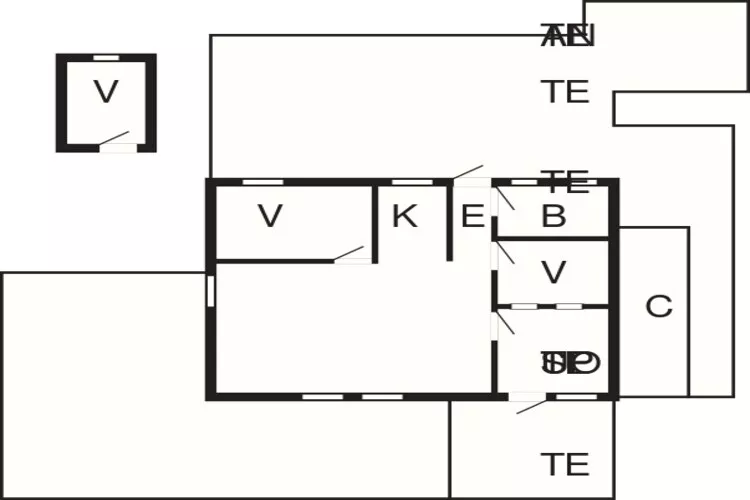 6 persoons vakantie huis in Hejls-Plattegrond