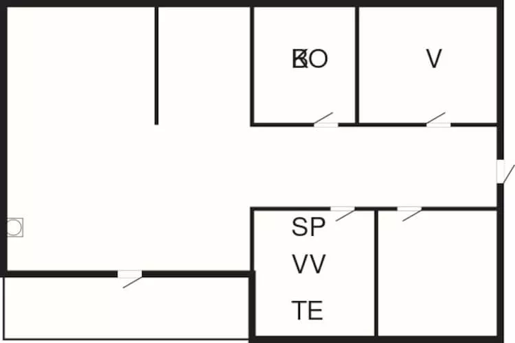 Rustig toevluchtsoord in Bolilmark-By Traum-Plattegrond