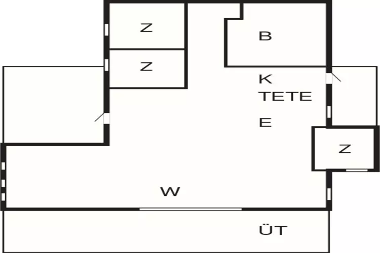 Ruim toevluchtsoord in Rendbjerg-By Traum-Plattegrond