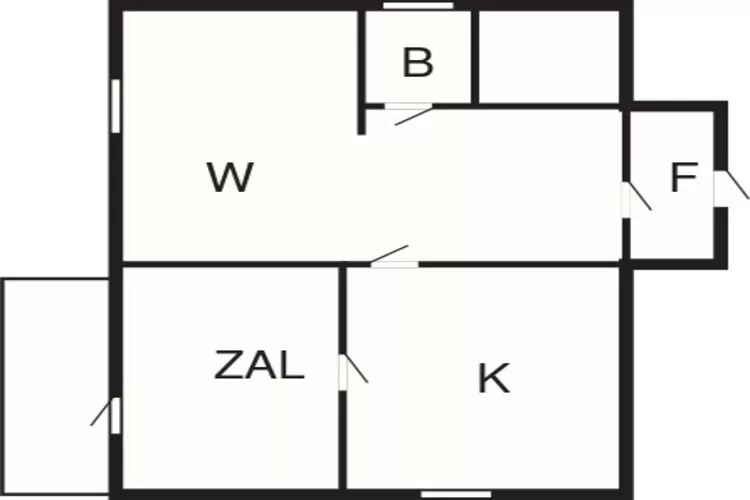 4 persoons vakantie huis in GÖTENE-Plattegrond