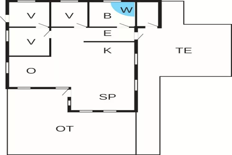 4 persoons vakantie huis in Hadsund-Plattegrond