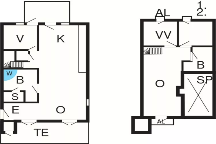 6 persoons vakantie huis in Bagenkop-Plattegrond